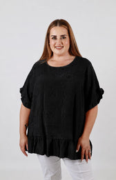 Blossom Blouse in Black