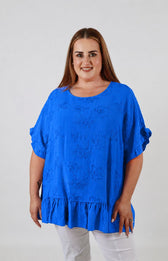 Blossom Blouse in Royal Blue