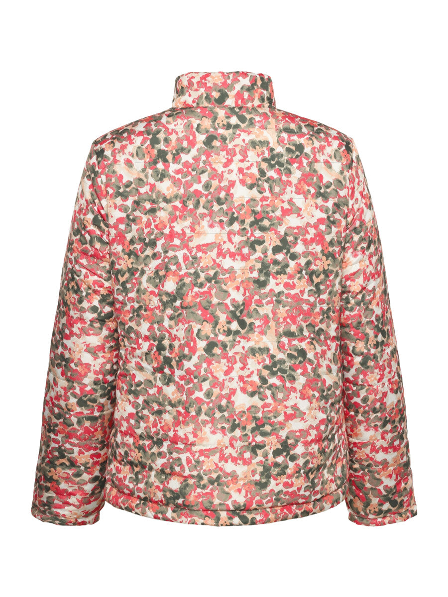 Brandtex Reversible Jacket in Green/Floral