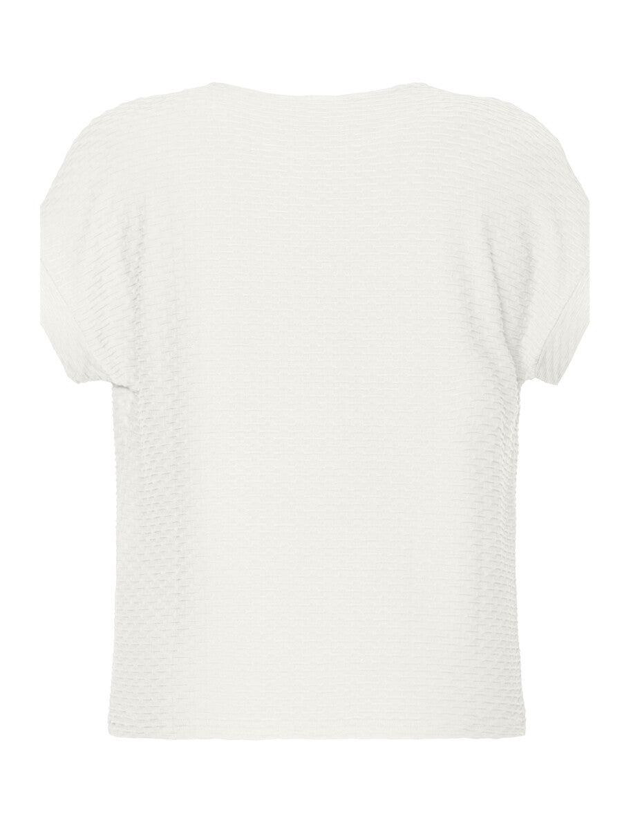 Brandtex Textured T-Shirt in White