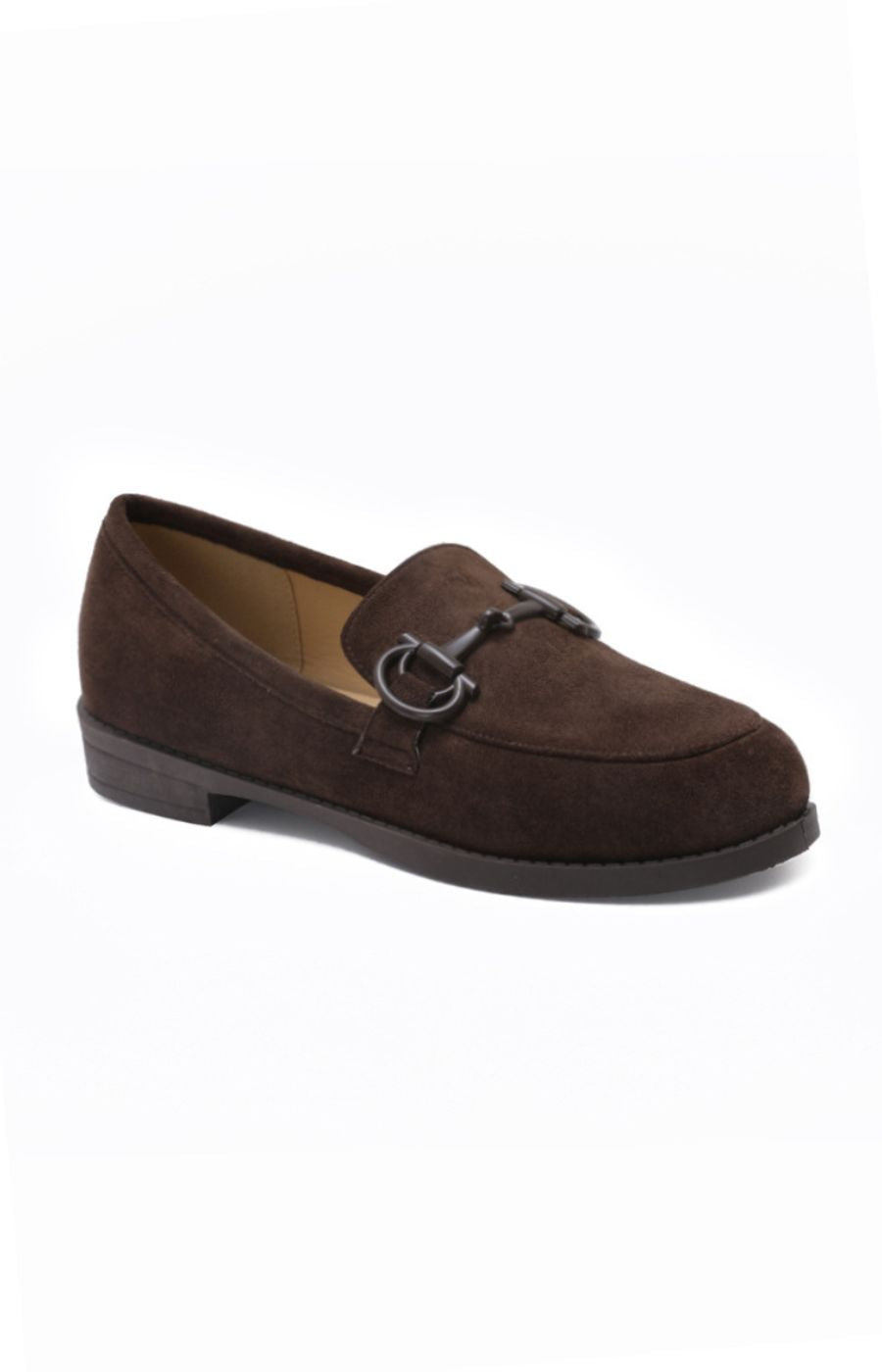 Buckle Loafer in Brown