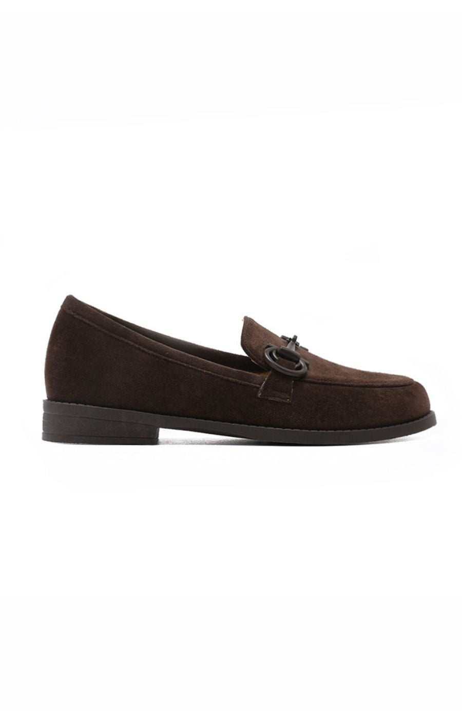Buckle Loafer in Brown