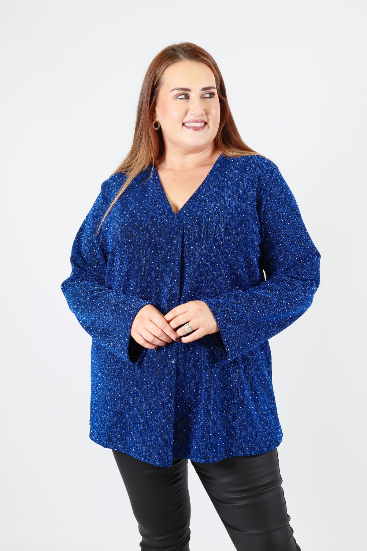Carmen Blouse in Blue