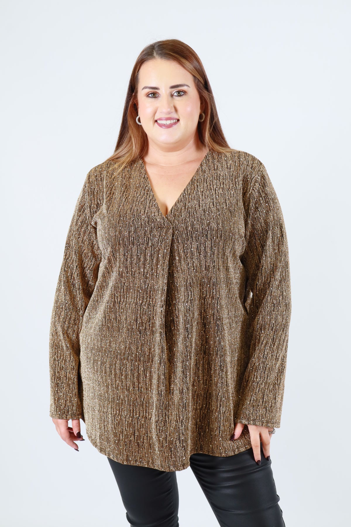 Carmen Blouse in Gold