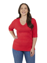 Ciso Knitted Top in Burnt Orange