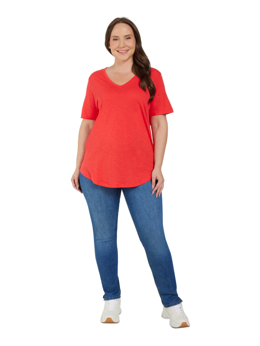 Ciso T-Shirt in Coral