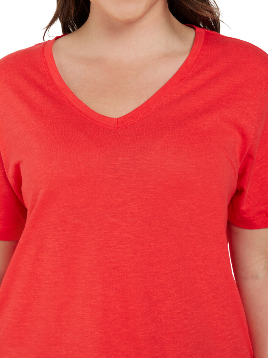 Ciso T-Shirt in Coral