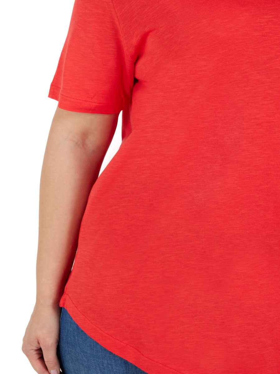 Ciso T-Shirt in Coral