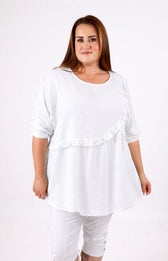 Clare Blouse in White