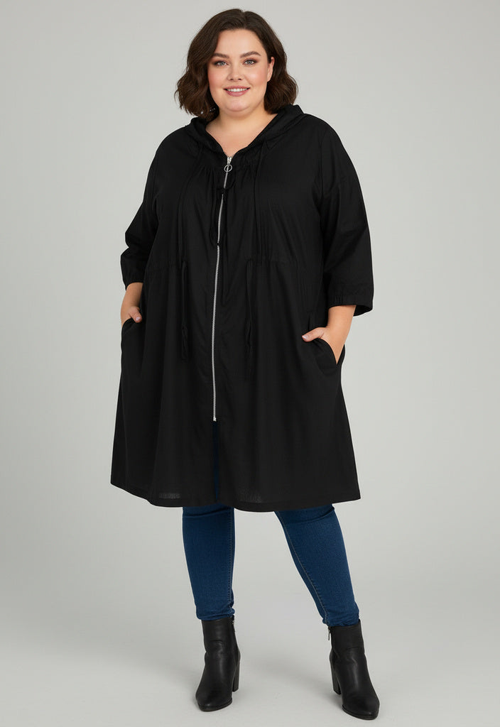 Cora Lightweight Jacket in Black