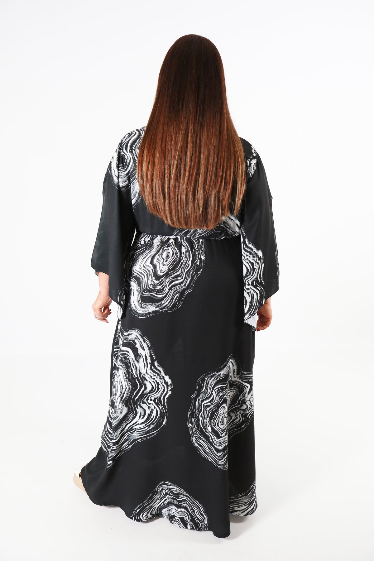 Curviss Black Marble Dress
