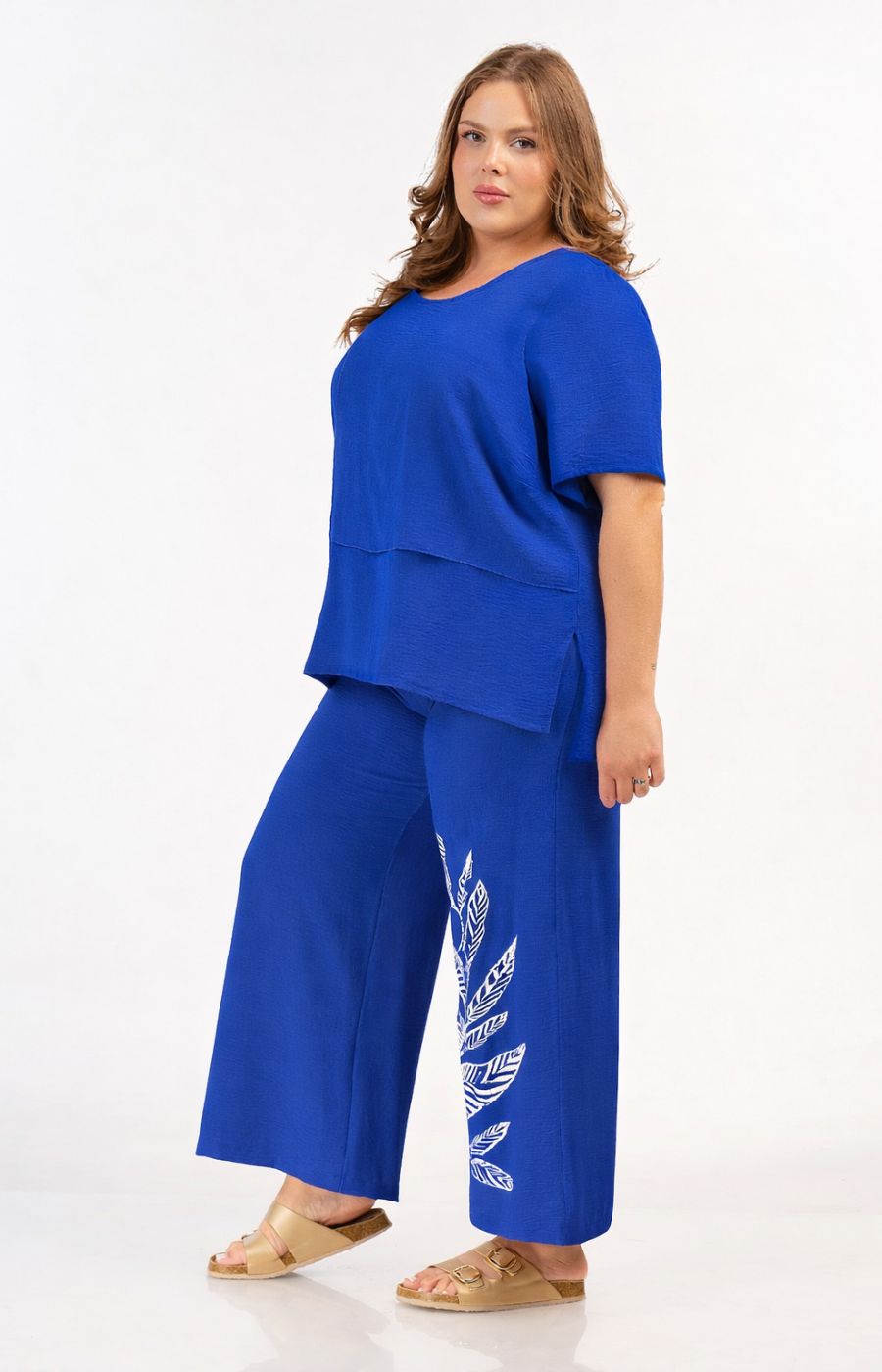 Curviss Co-Ord in Blue