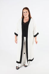 Curviss Longline Jacket in White