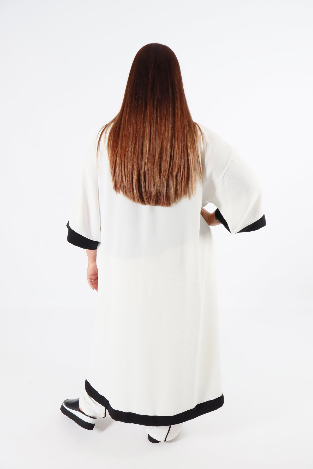 Curviss Longline Jacket in White
