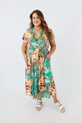 Dani Dress in Wild Turquoise