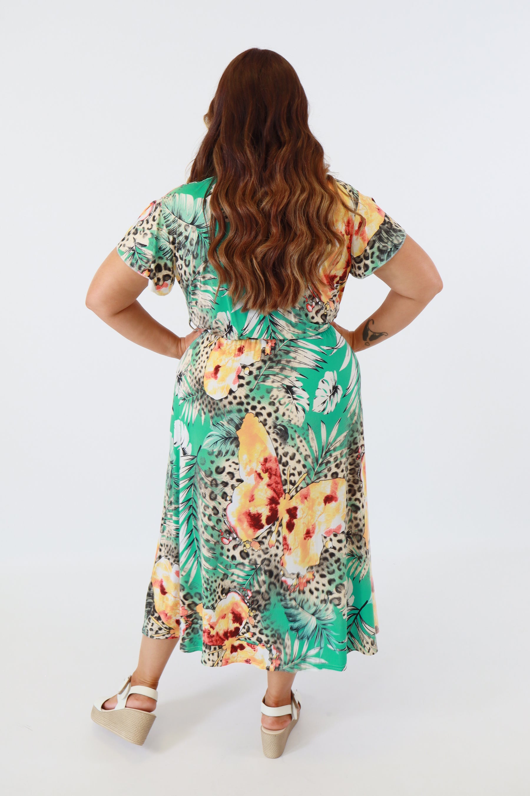 Dani Dress in Wild Turquoise