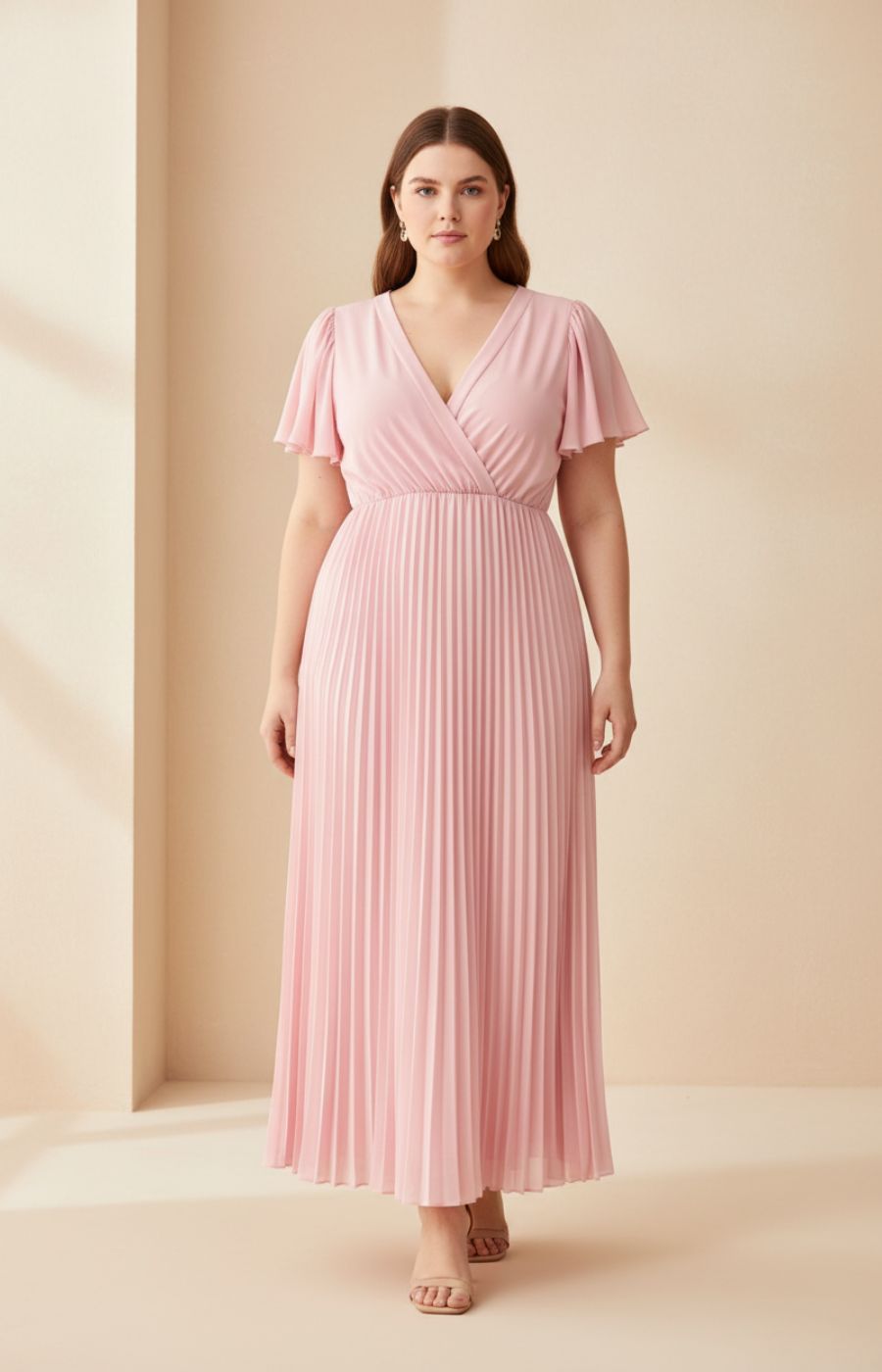 Daphne Dress in Light Pink | Plus Size Dresses | Wardrobeplus.ie Daphne Dress in Light Pink | Plus Size Dresses | Wardrobeplus.ie