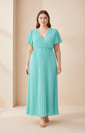 Daphne Dress in Turquoise