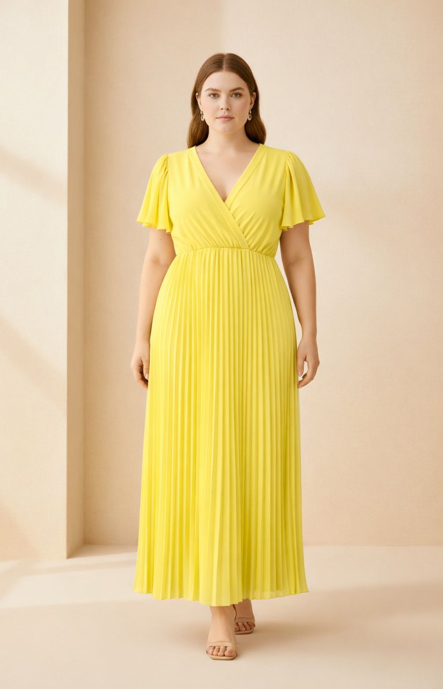 Daphne Dress in Yellow