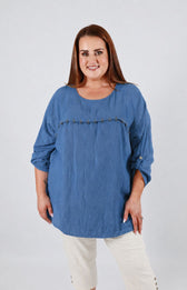 Dara Blouse in Blue