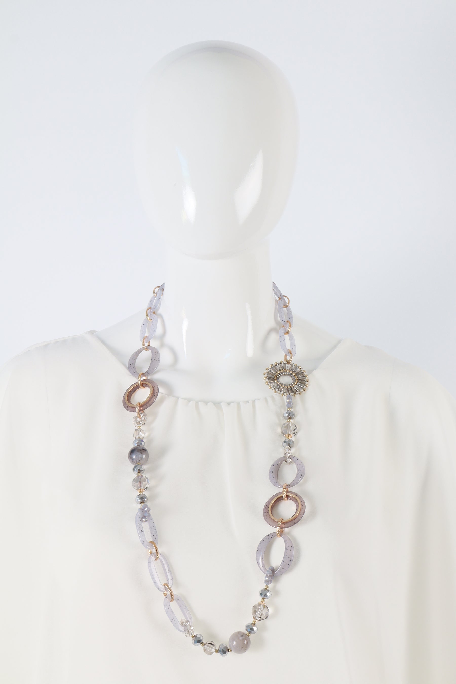 Dune Necklace in Grey