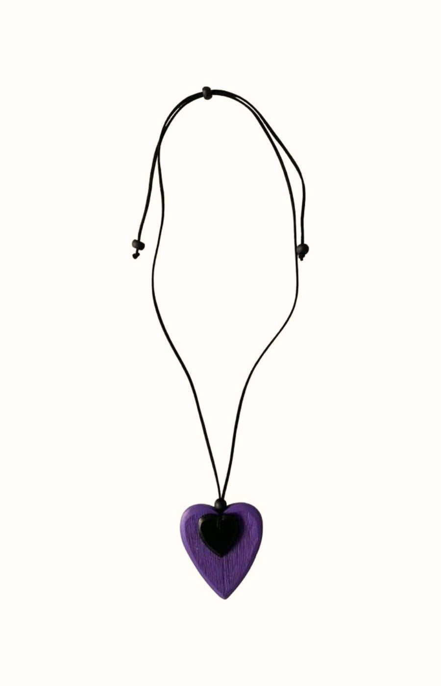 Eden Heart Necklace in Purple