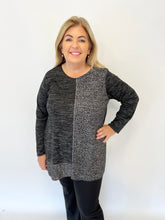 Eden Leopard Top in Grey