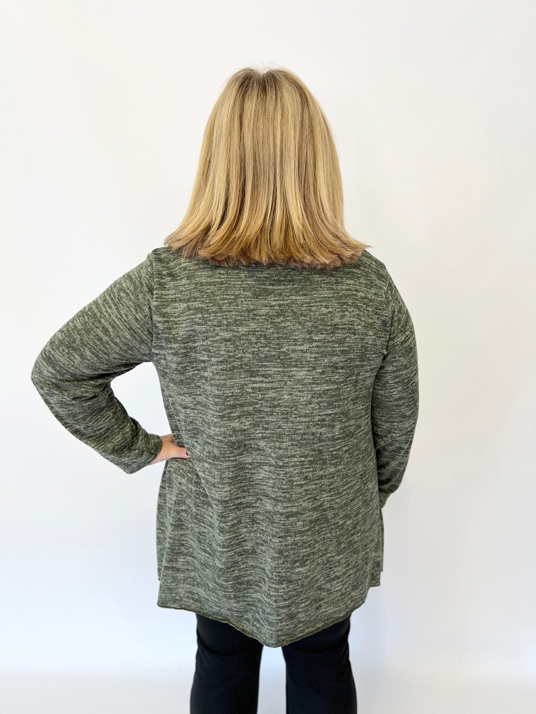 Eden Leopard Top in Khaki