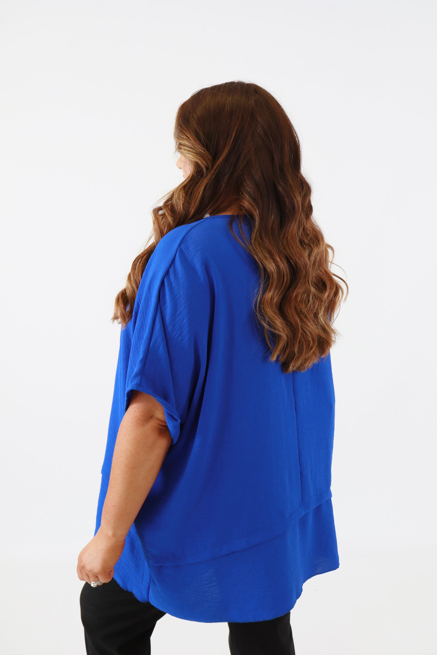 Elodie Blouse in Royal Blue