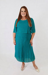 Elsie Dress in Teal