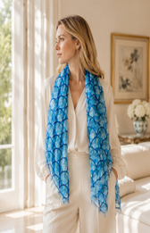 Emma Scarf in Blue