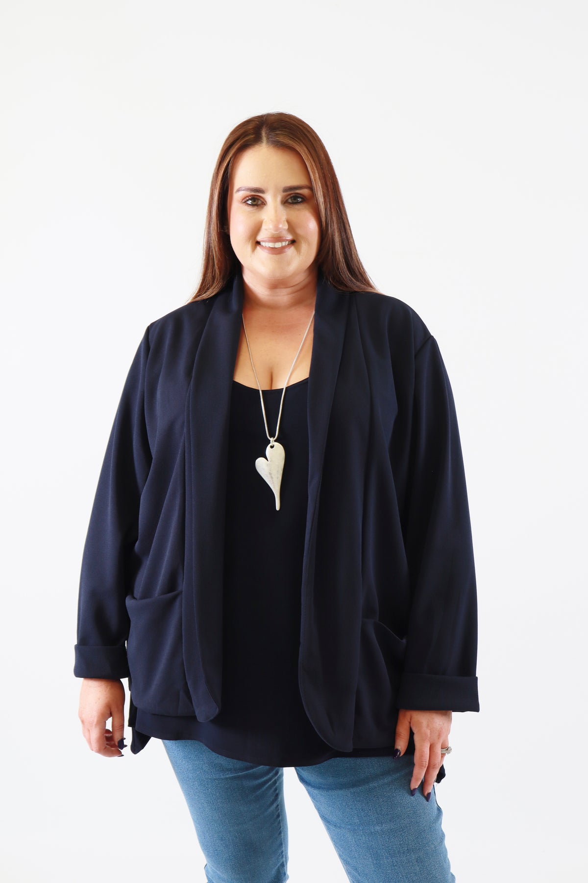 Esme Blazer in Navy