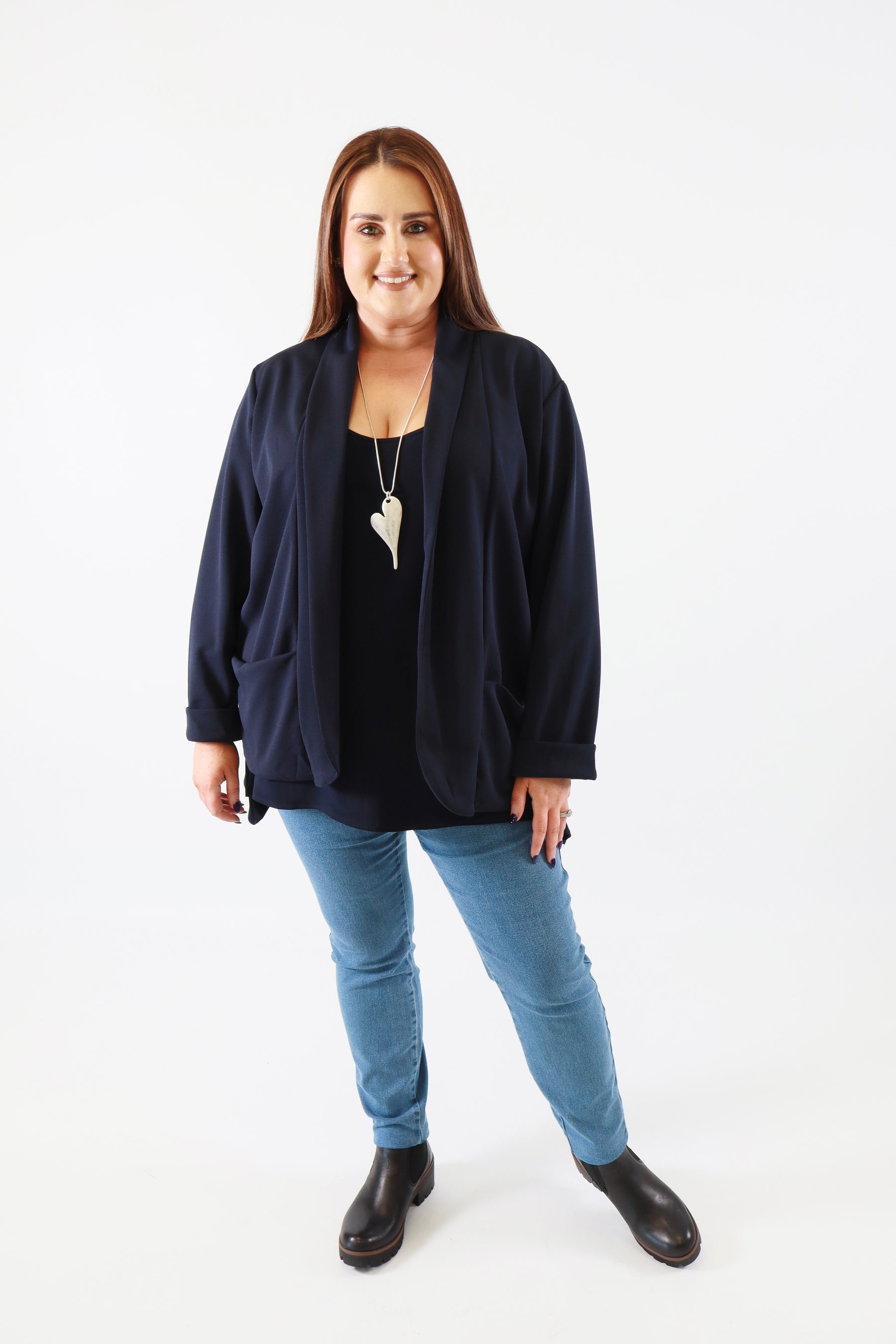 Esme Blazer in Navy