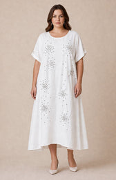 Faye Dress in White