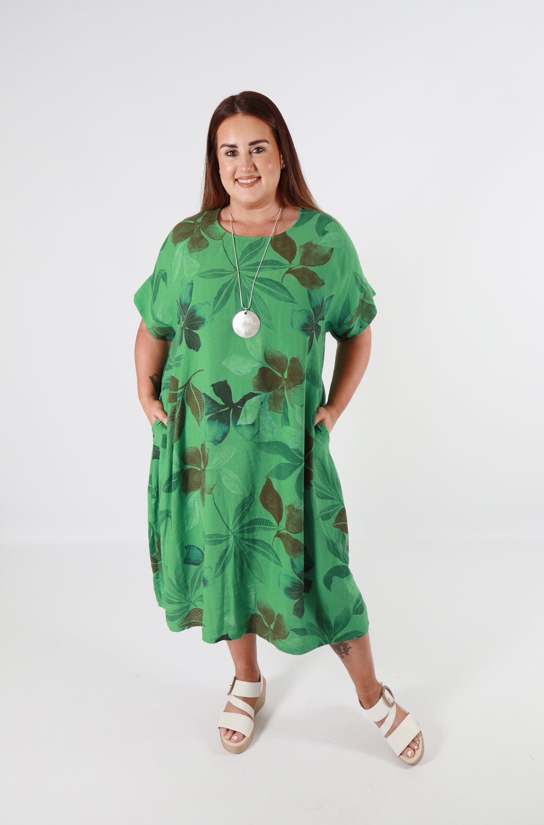 Felicity Dress in Green