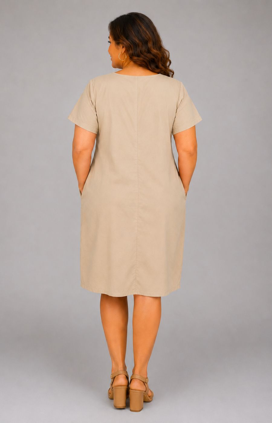 Florence Dress in Tan