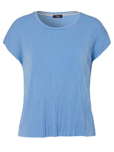Frapp Textured T-Shirt in Blue
