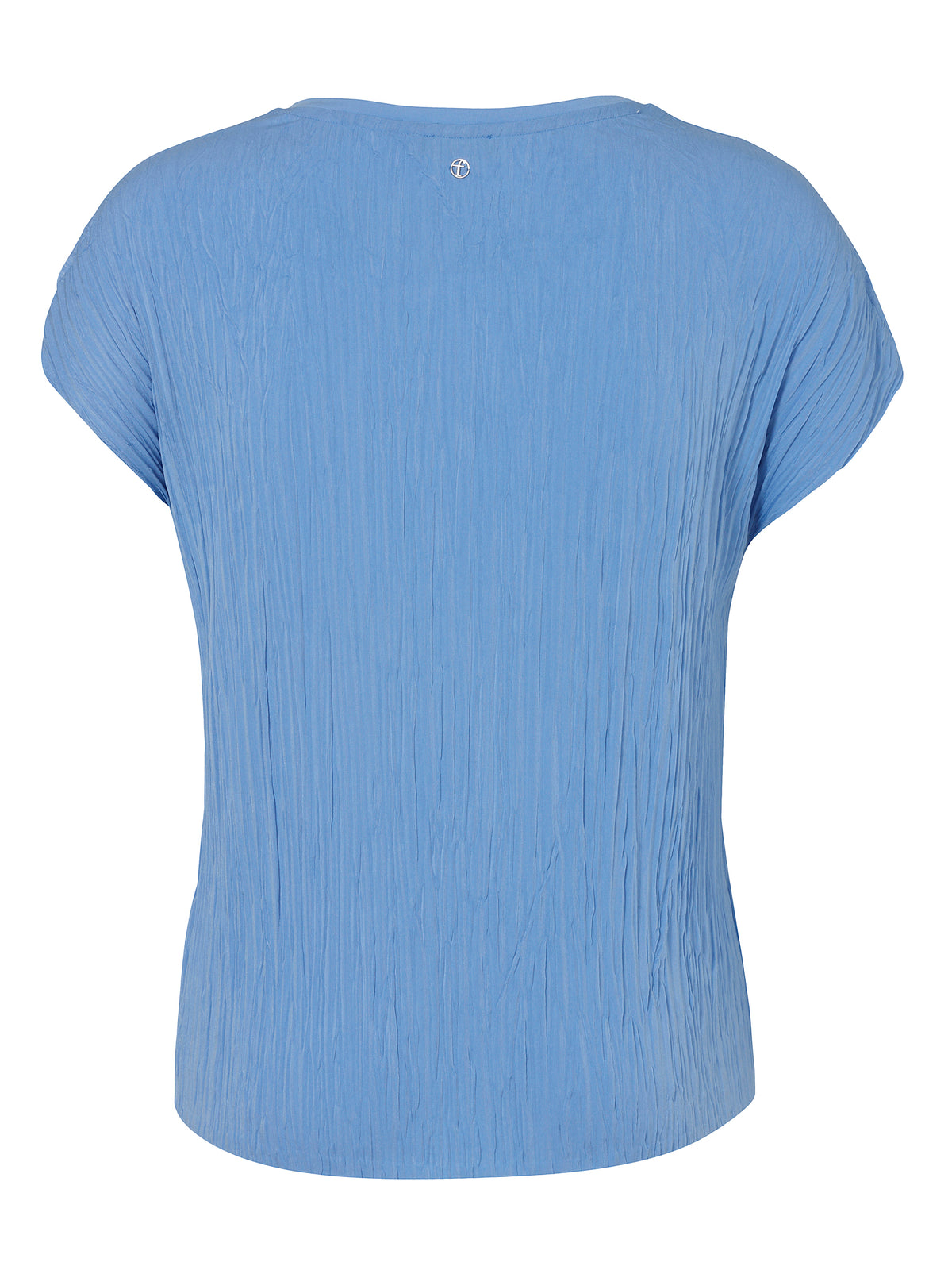 Frapp Textured T-Shirt in Blue