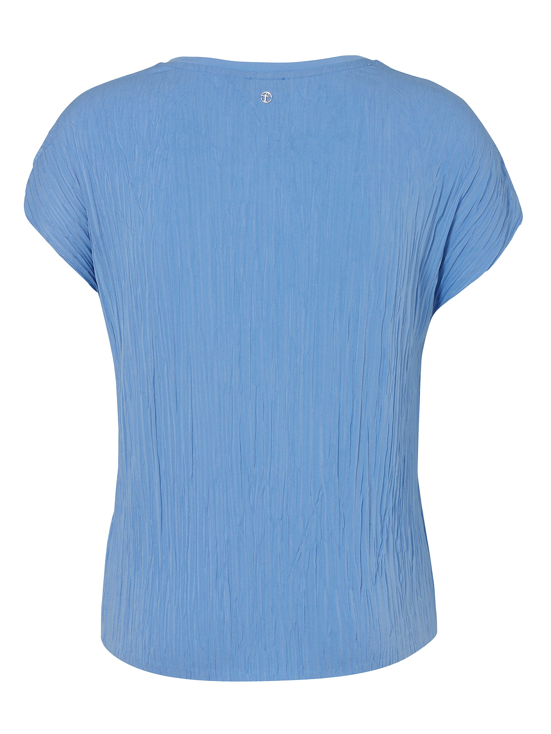 Frapp Textured T-Shirt in Blue