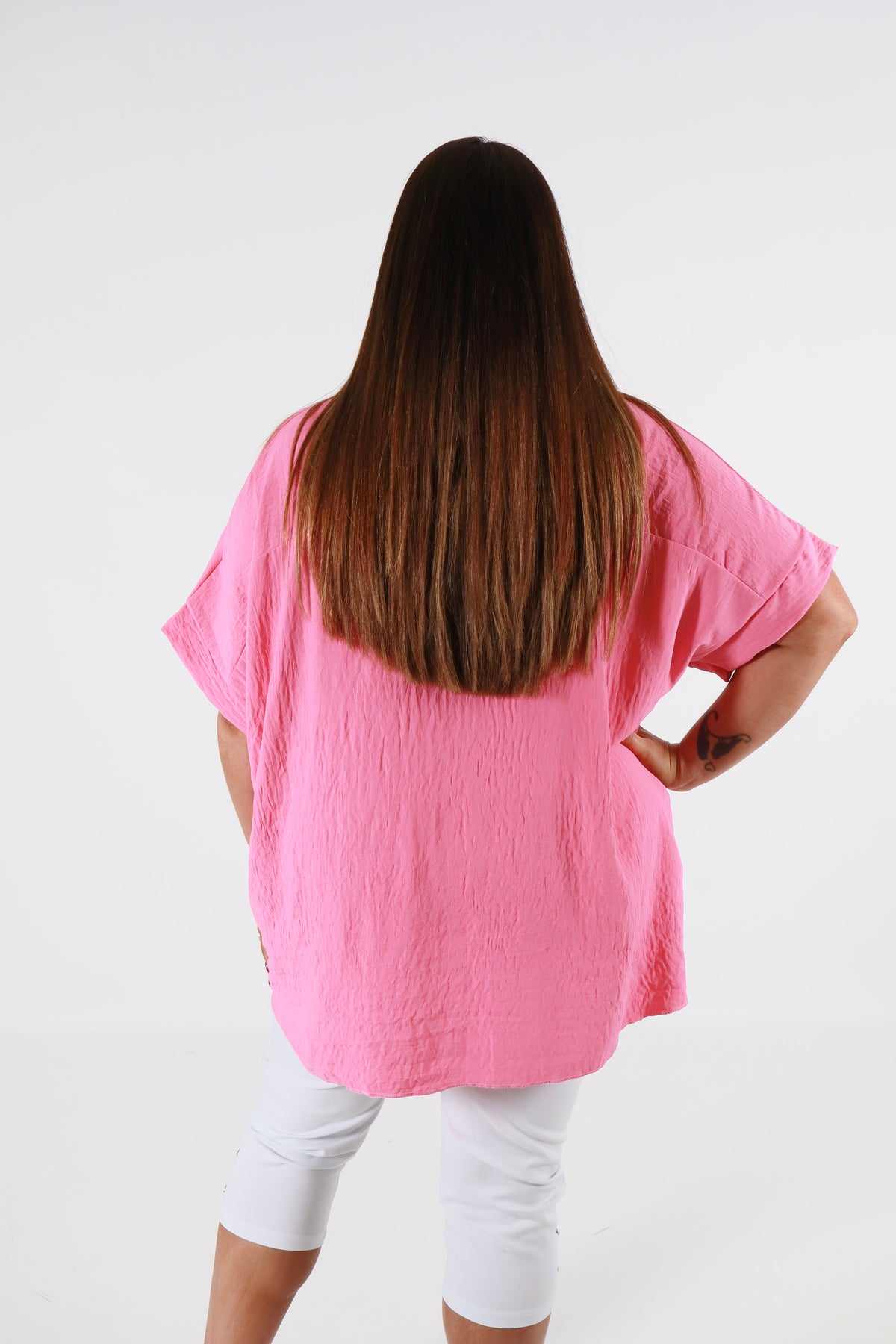 Freya Blouse in Baby Pink