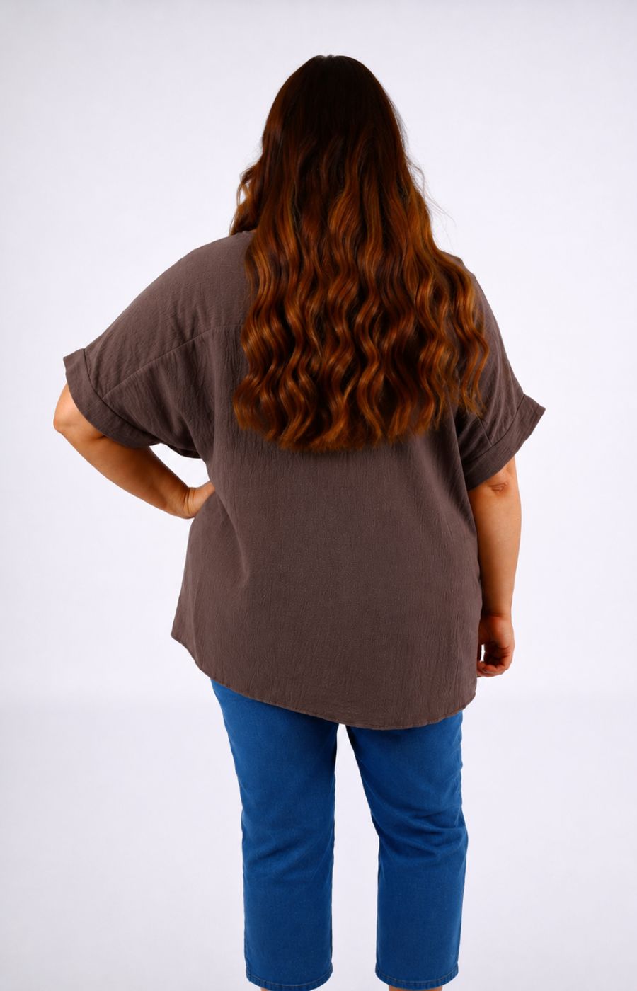 Freya Blouse in Brown