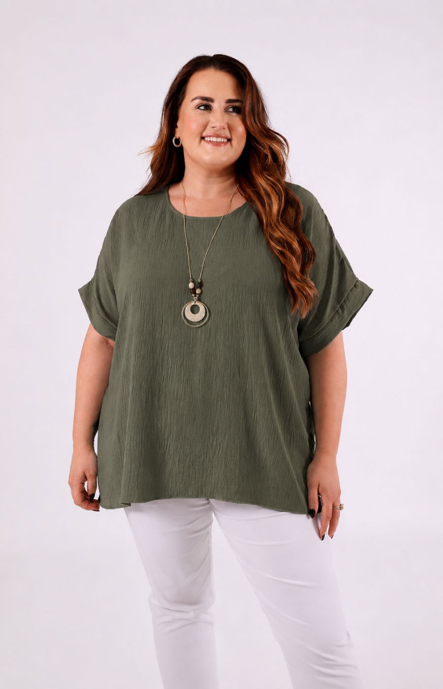 Freya Blouse in Khaki