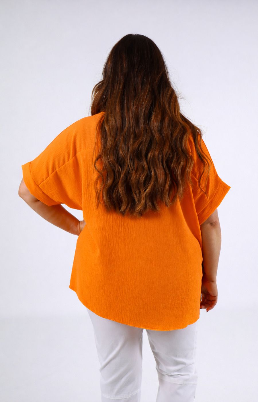Freya Blouse in Orange