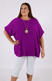 Freya Blouse in Plum