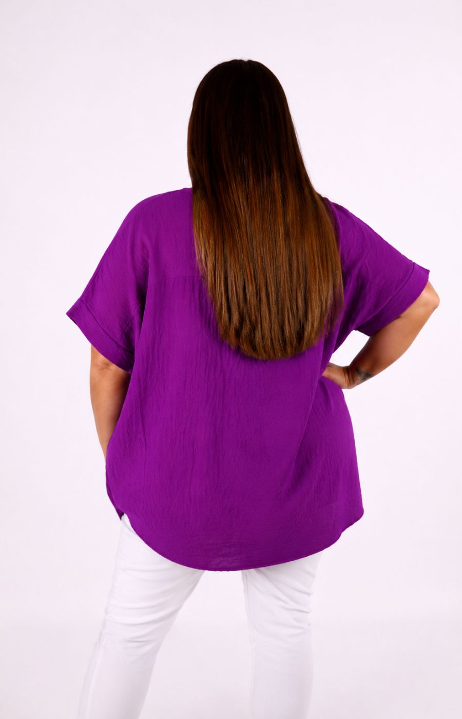 Freya Blouse in Plum