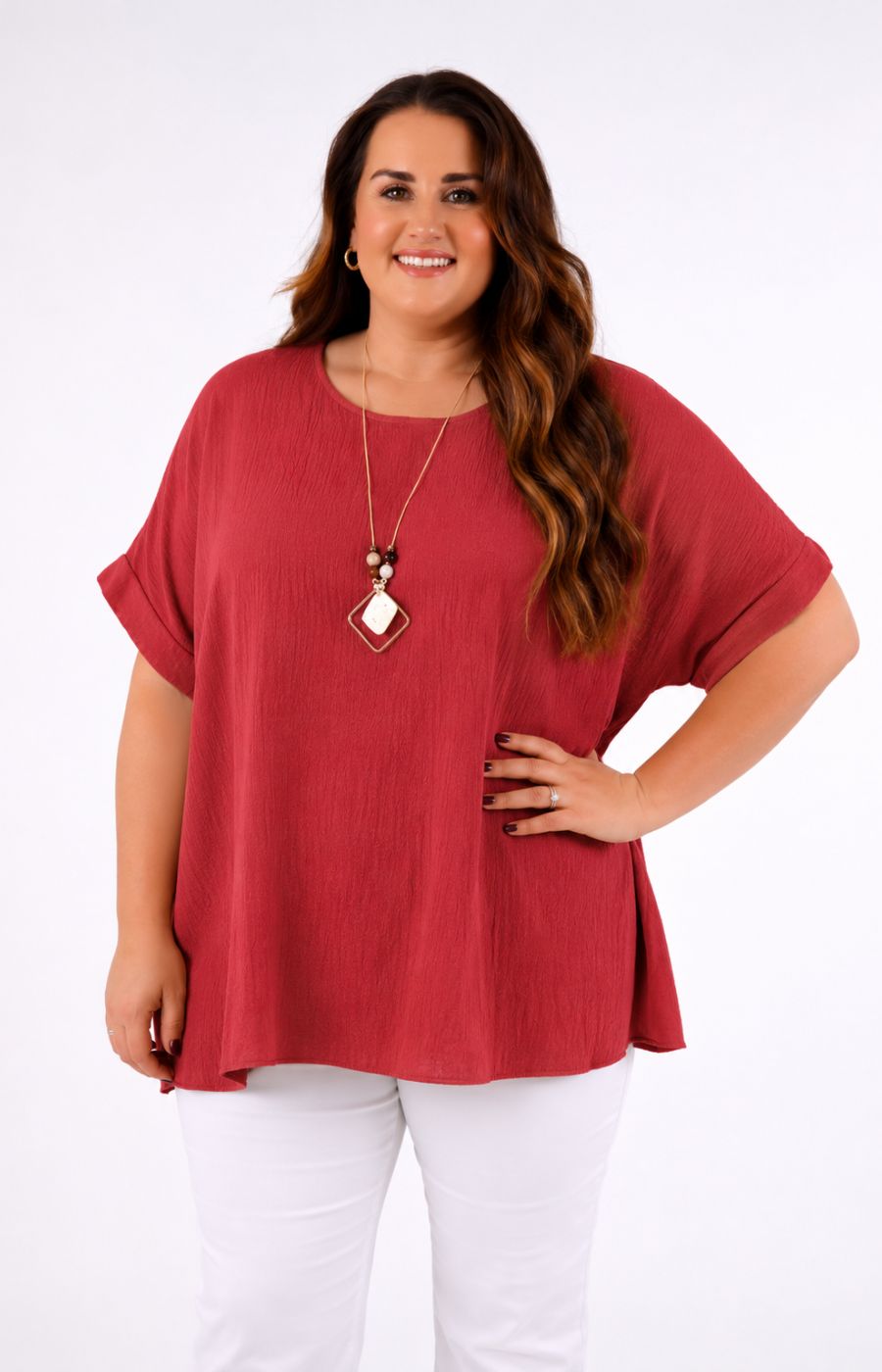 Freya Blouse in Rust