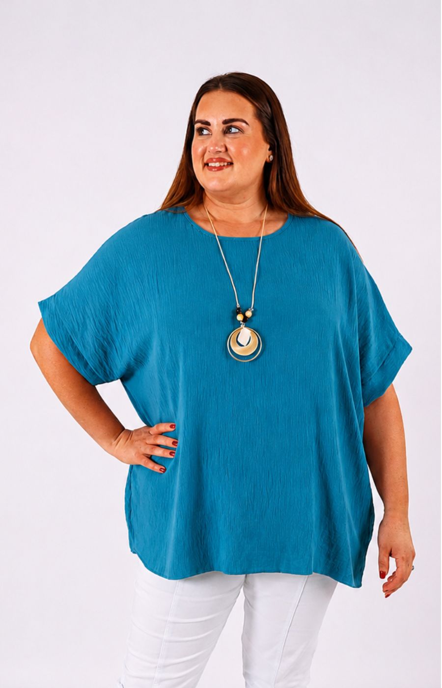 Freya Blouse in Teal