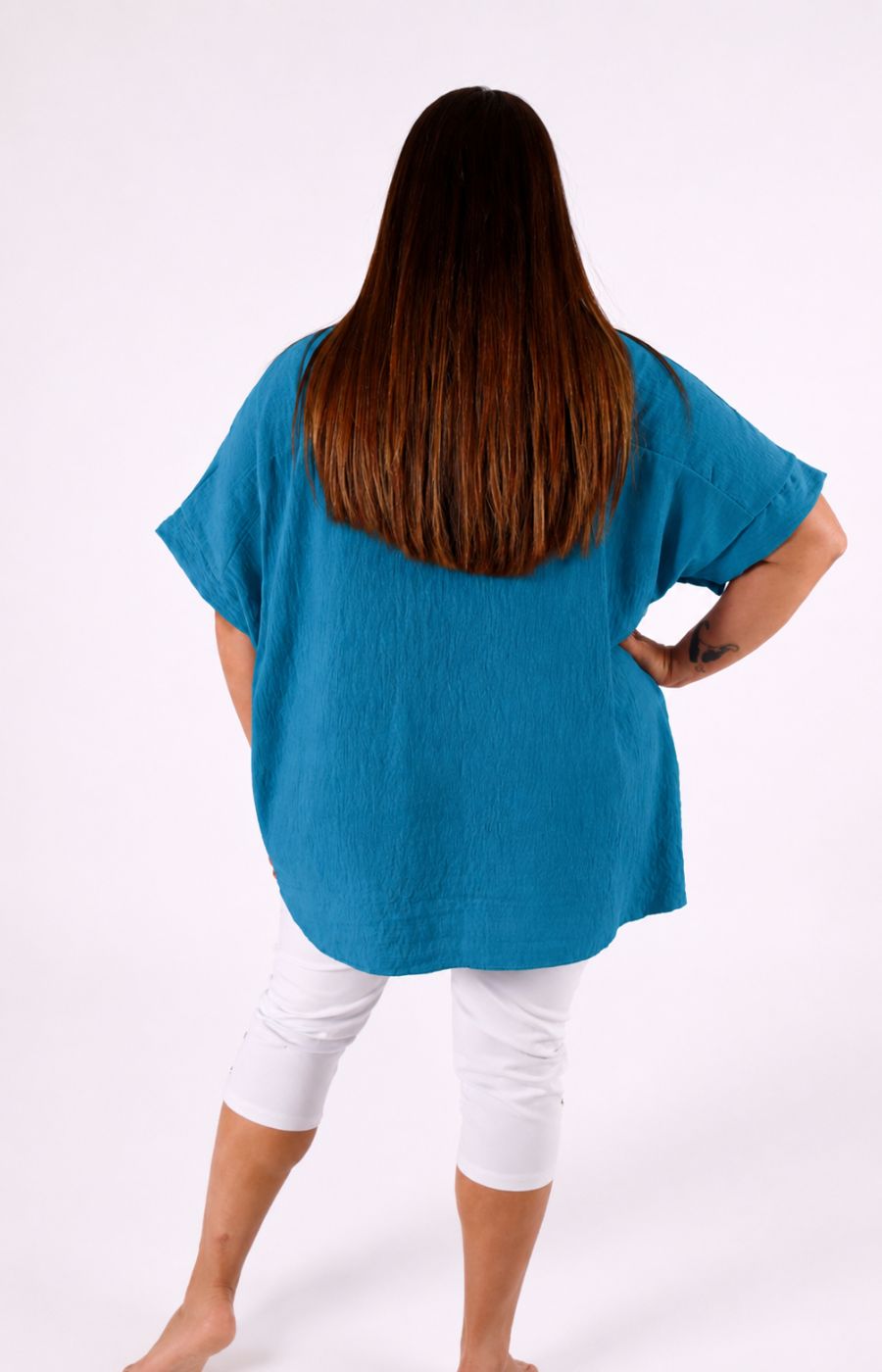 Freya Blouse in Teal