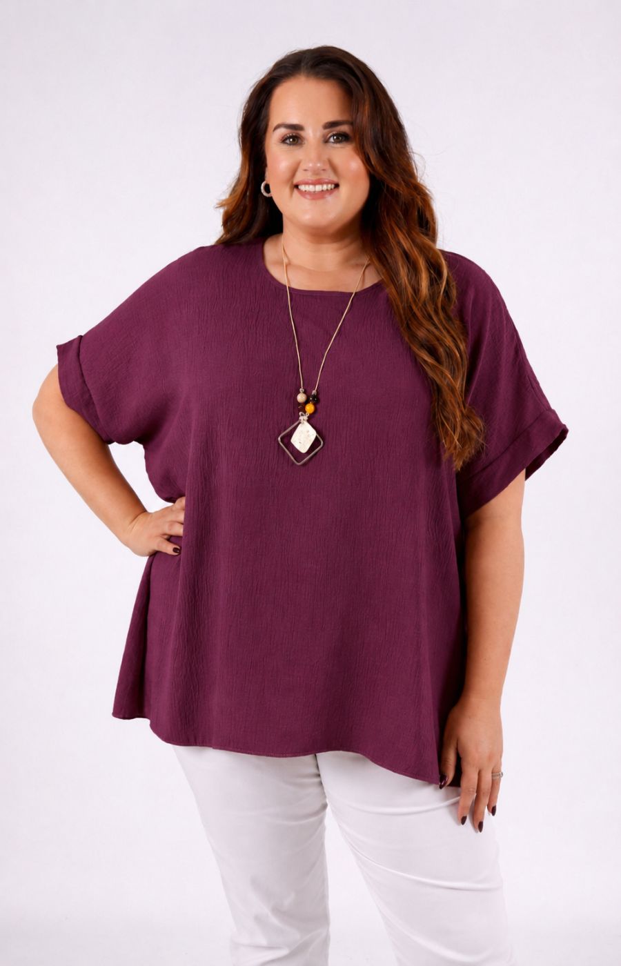 Freya Blouse in Wine