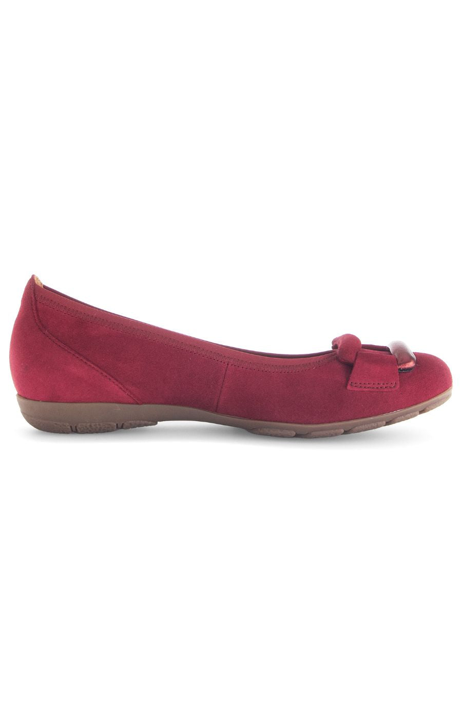 Gabor Buckle Pump in Red